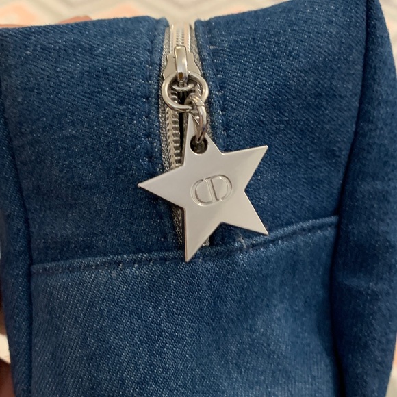 Dior Indigo Denim Cosmetic Bag - Picture 2 of 9